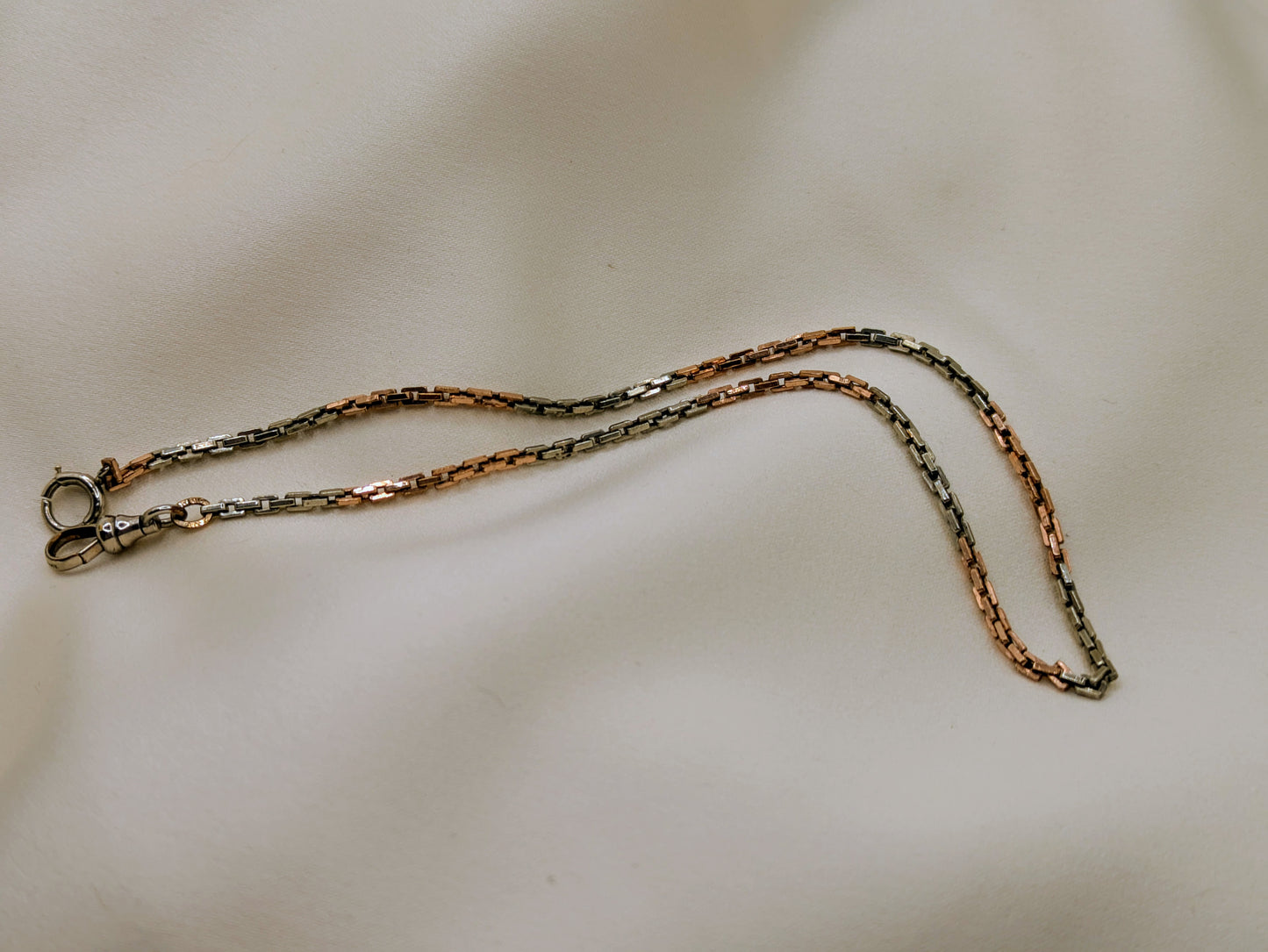 1/10 14k Two Tone Gold Watch Chain