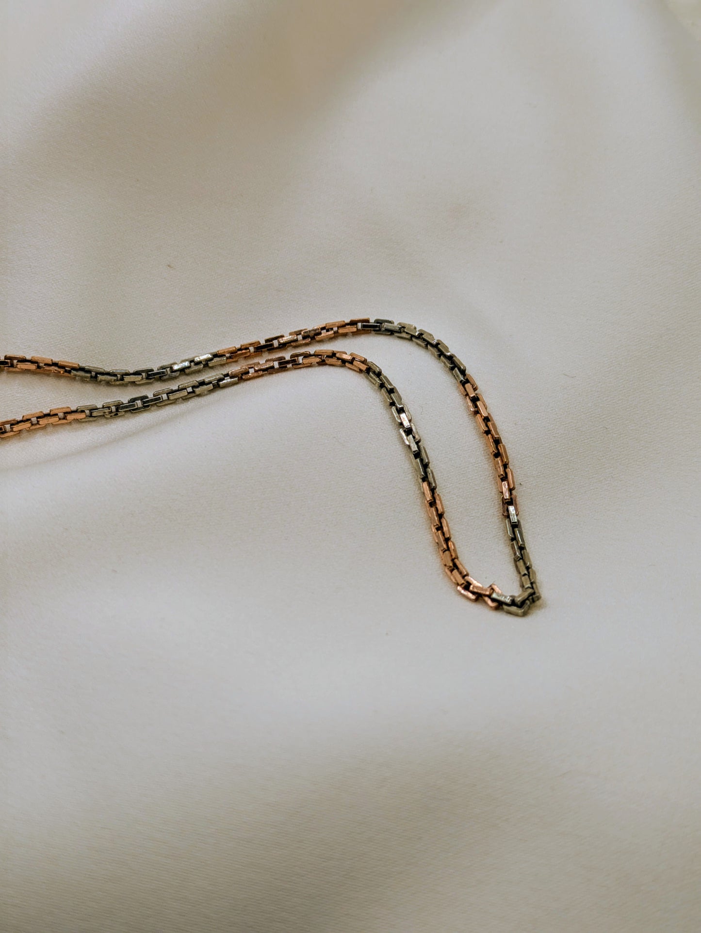 1/10 14k Two Tone Gold Watch Chain