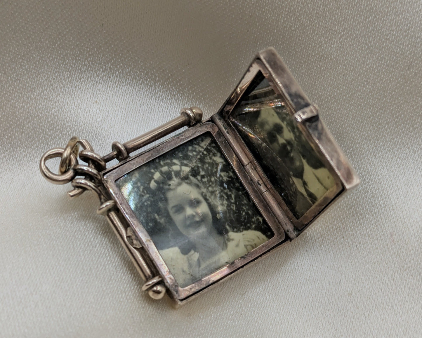 12k Tri Color Gold Edwardian Locket