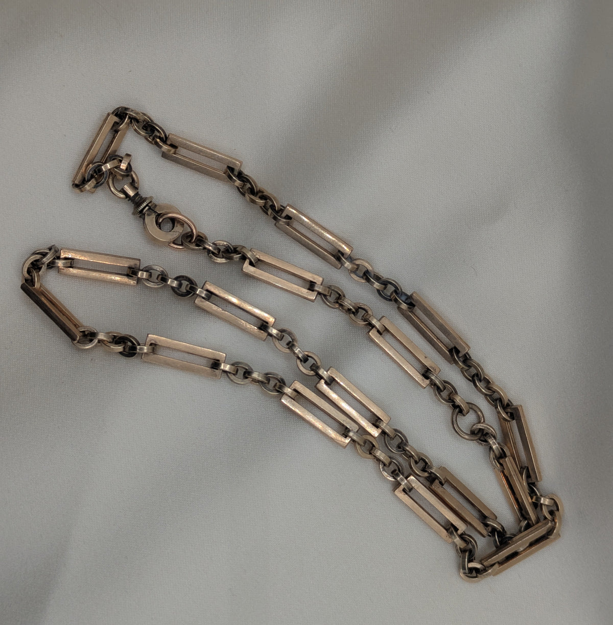 Gold Filled Watch Chain Necklace Large Links