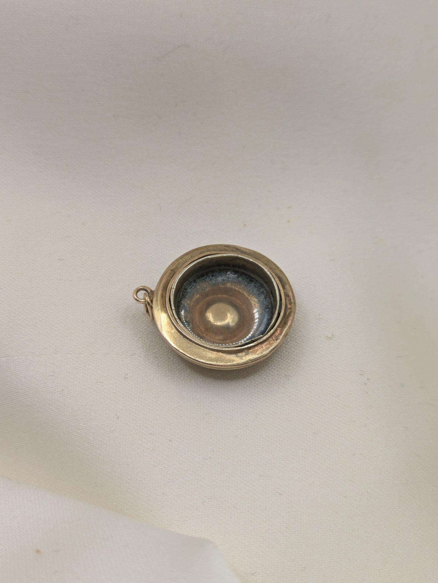 Early Victorian Purple Paste Enamel Locket