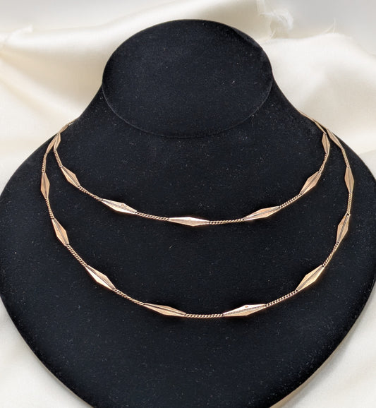 Austria Hungary 14k Gold Long Guard Chain