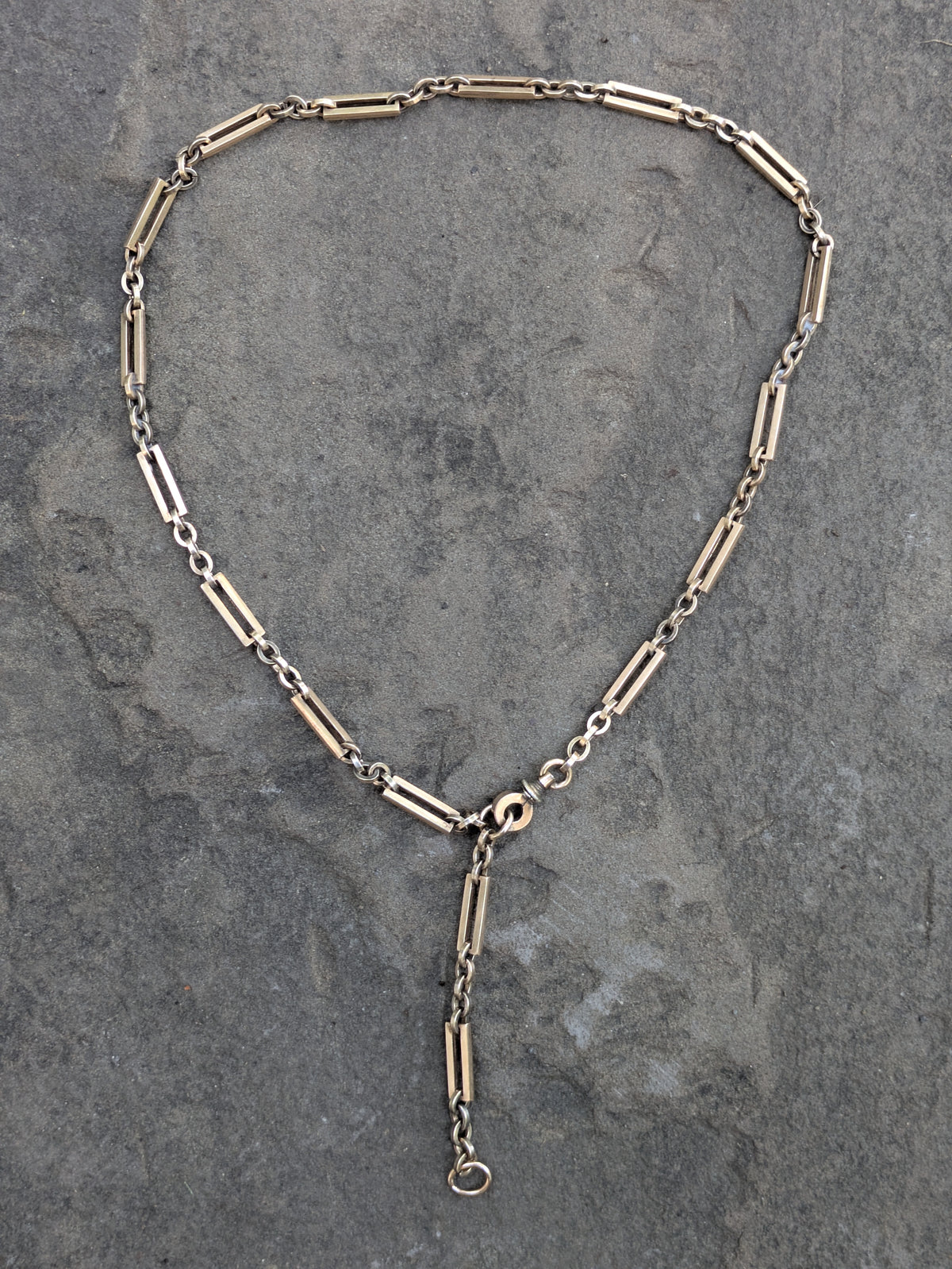Gold Filled Watch Chain Necklace Large Links