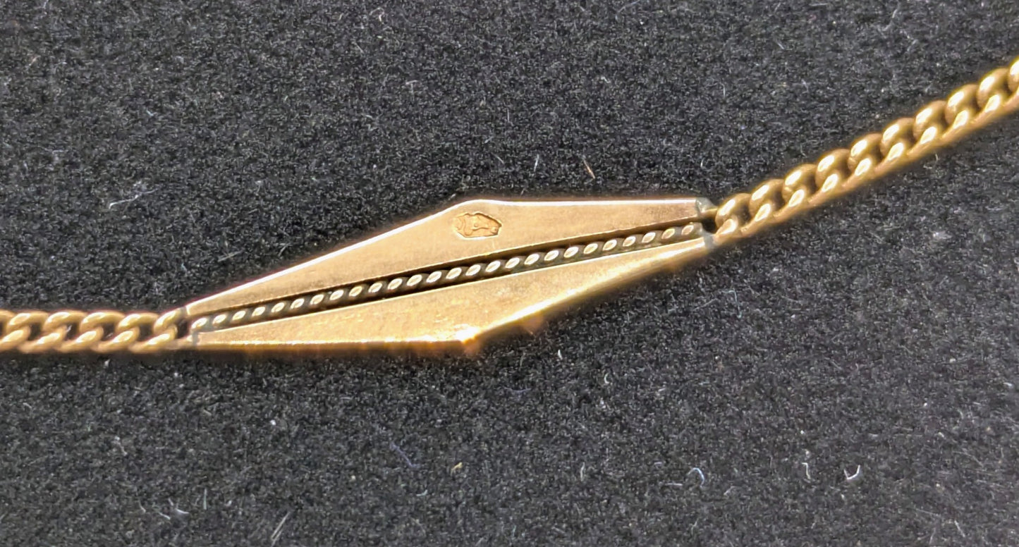 Austria Hungary 14k Gold Long Guard Chain